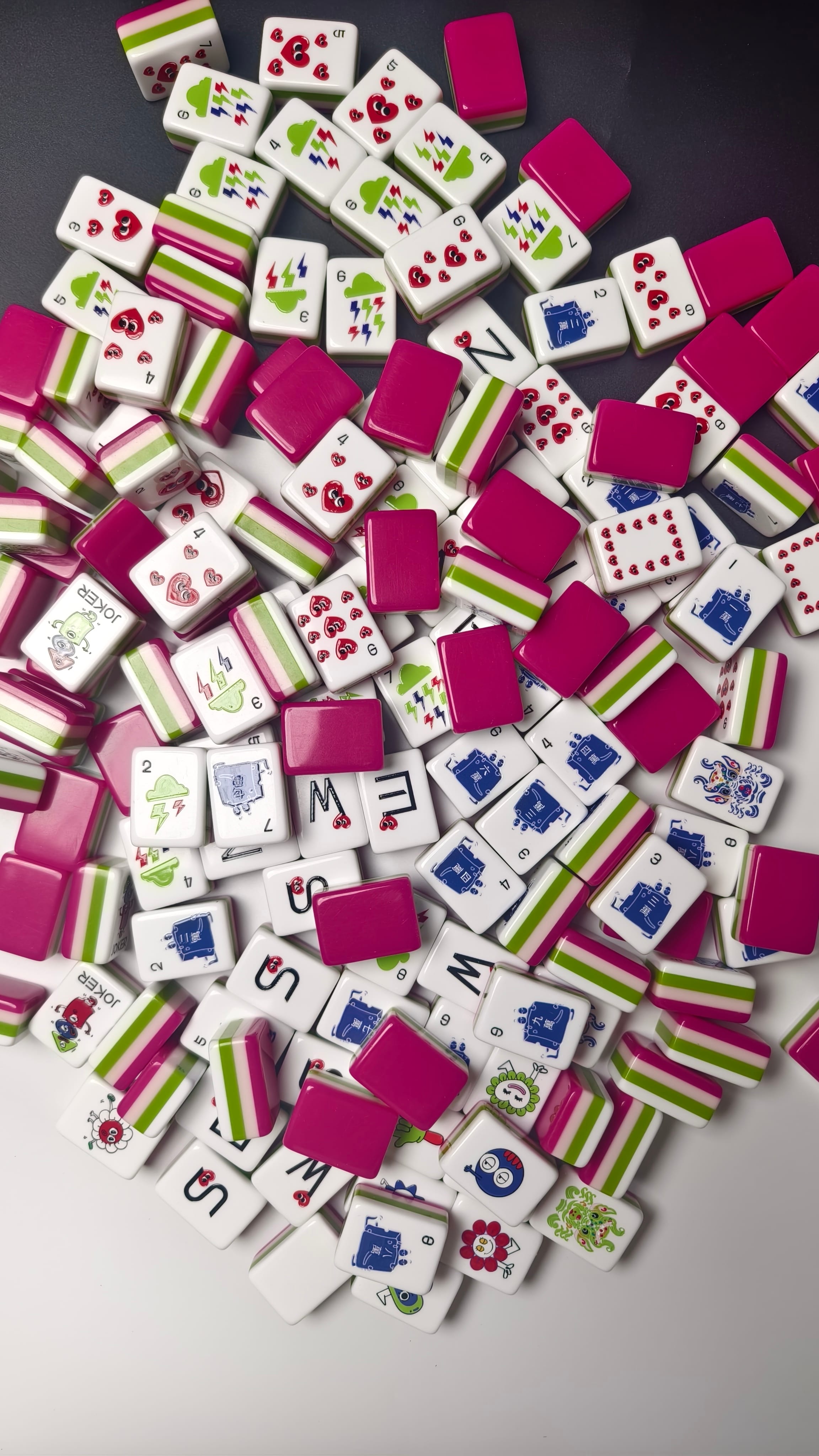 American Mah Jongg full sets — factory direct custom tiles and racks